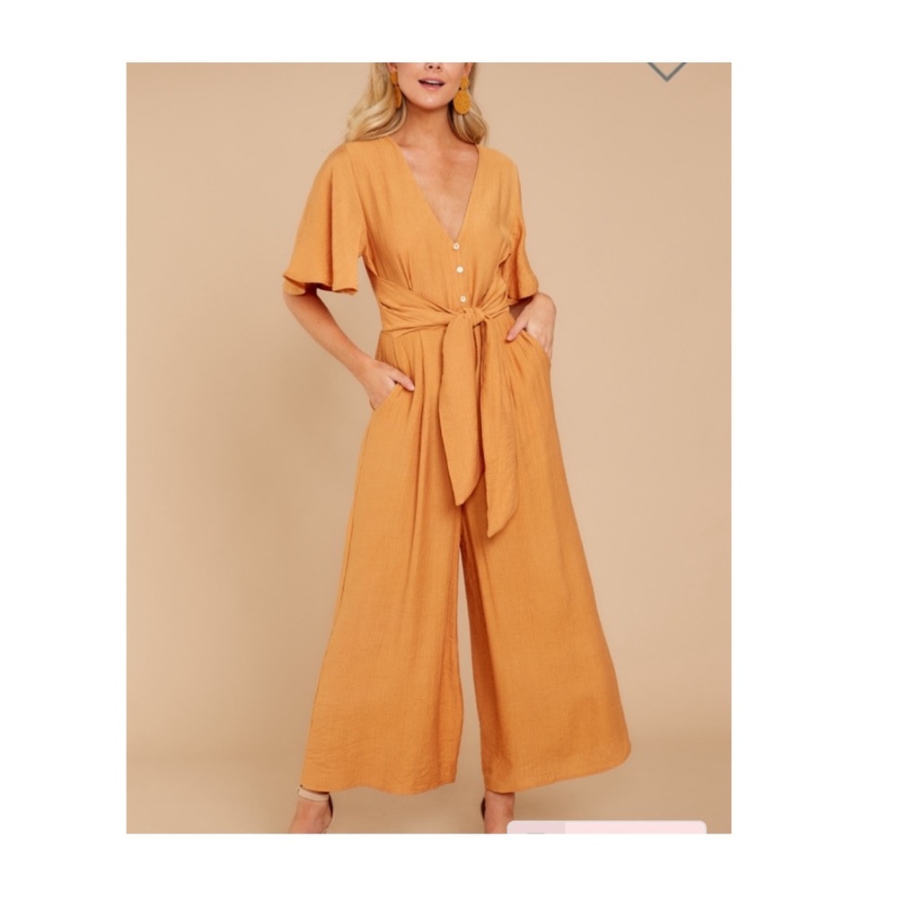 LULU’s Mustard  jumpsuit